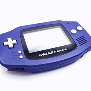 Nintendo Game Boy Advance AGB-001 - Indigo Purple - Custom