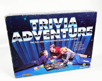 Vintage Trivia Adventure Board Game 1983 Toy 100% Complete 80s Toy Pressman Space