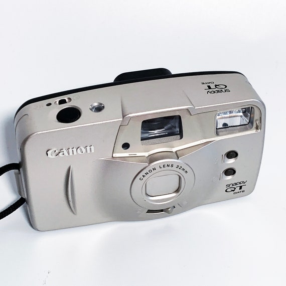 Vintage Canon Snappy QT 35mm Point Click Film Camera Tested Works