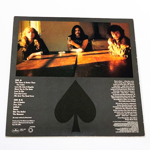 Vintage Motorhead Ace of Spades LP Record Album Vinyl 12