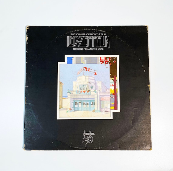 Vintage Led Zeppelin 'the Song Remains the Same' LP Vinyl (1975