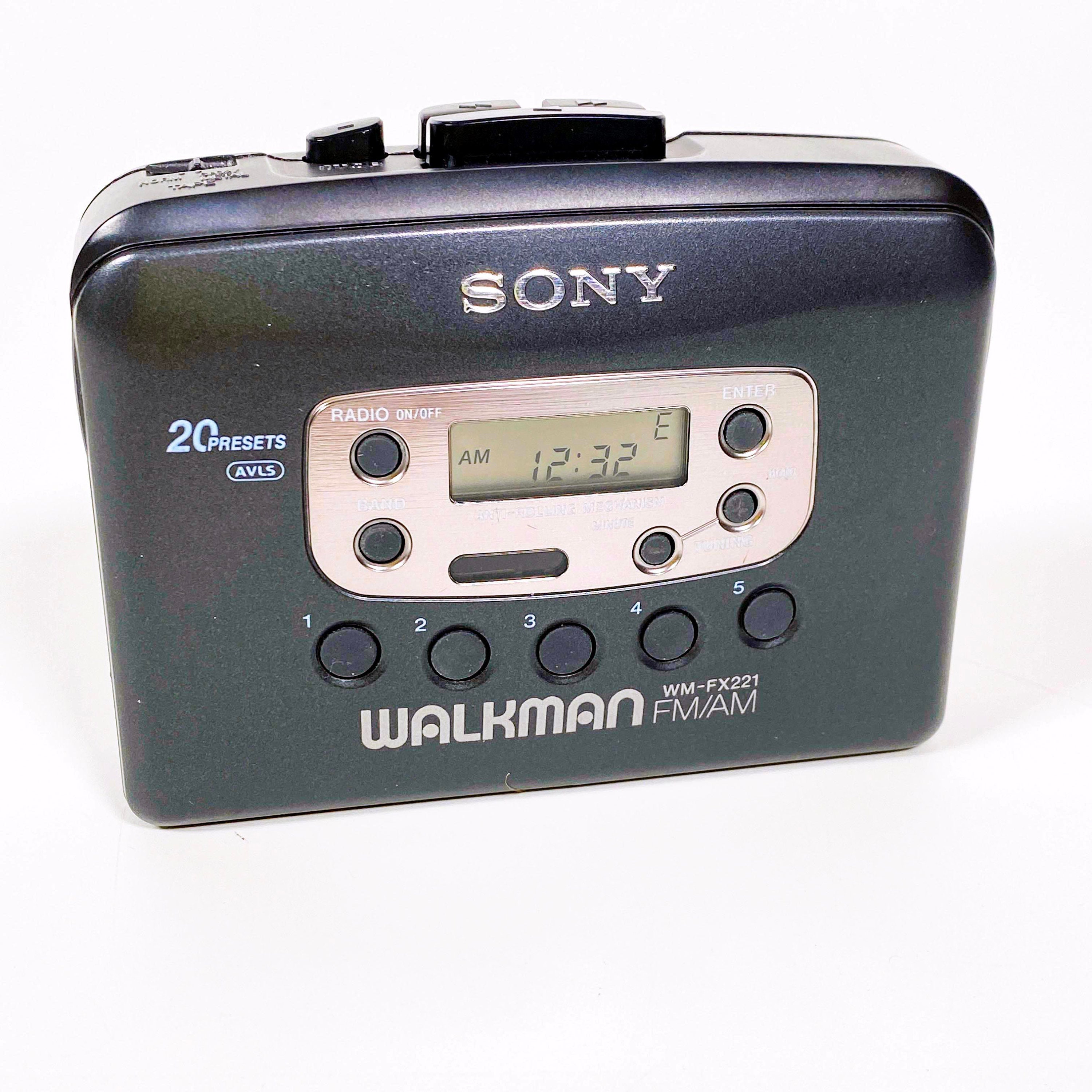 Vintage Sony Walkman WMFX221 Stereo Cassette Tape Player Etsy Australia