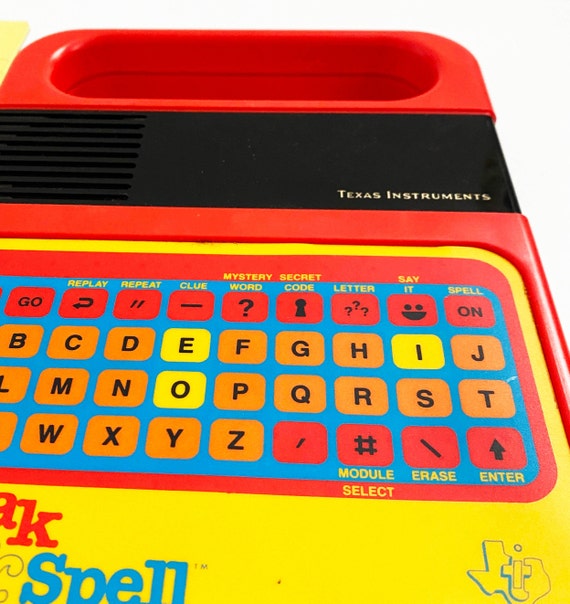 Vintage Texas Instruments Speak and Spell Educational Toy Possible