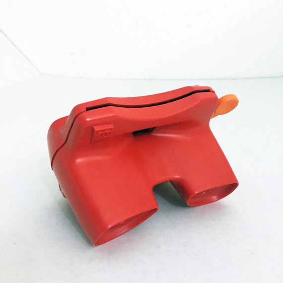 red viewfinder toy