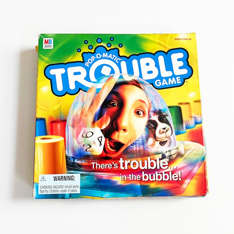 Jeu De Société Trouble Classique – Avec Pop-O-Matic – Pour Famille, Enfants 5+