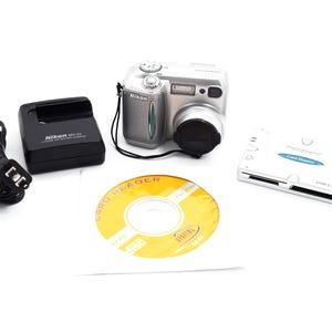 Vintage Nikon Coolpix 4300 4MP Digital Camera Zoom AF Point Shoot Camera Tested Works Autofocus Y2k Digicam
