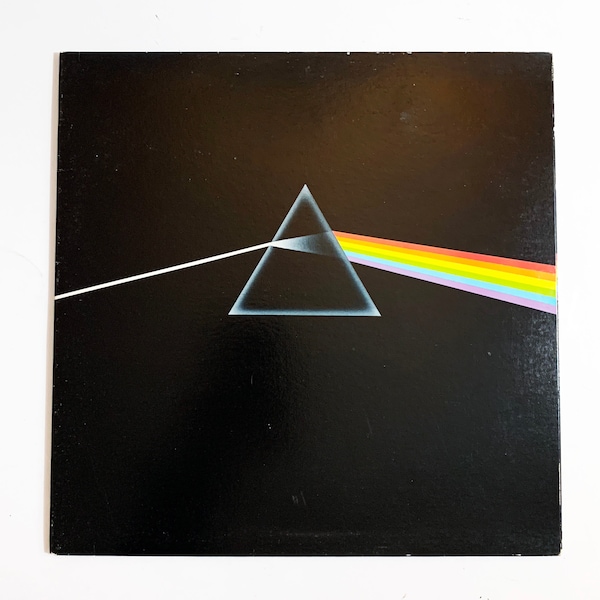 Vintage Pink Floyd The Dark Side of the Moon Vinyl  LP Record Album No Barcode Money 12"
