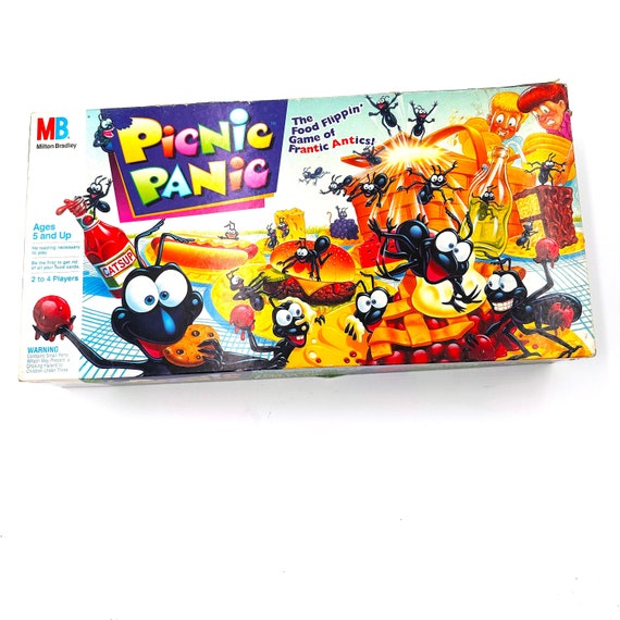 Vintage Picnic Panic Board Game Complete 1992 1990s Retro Toys