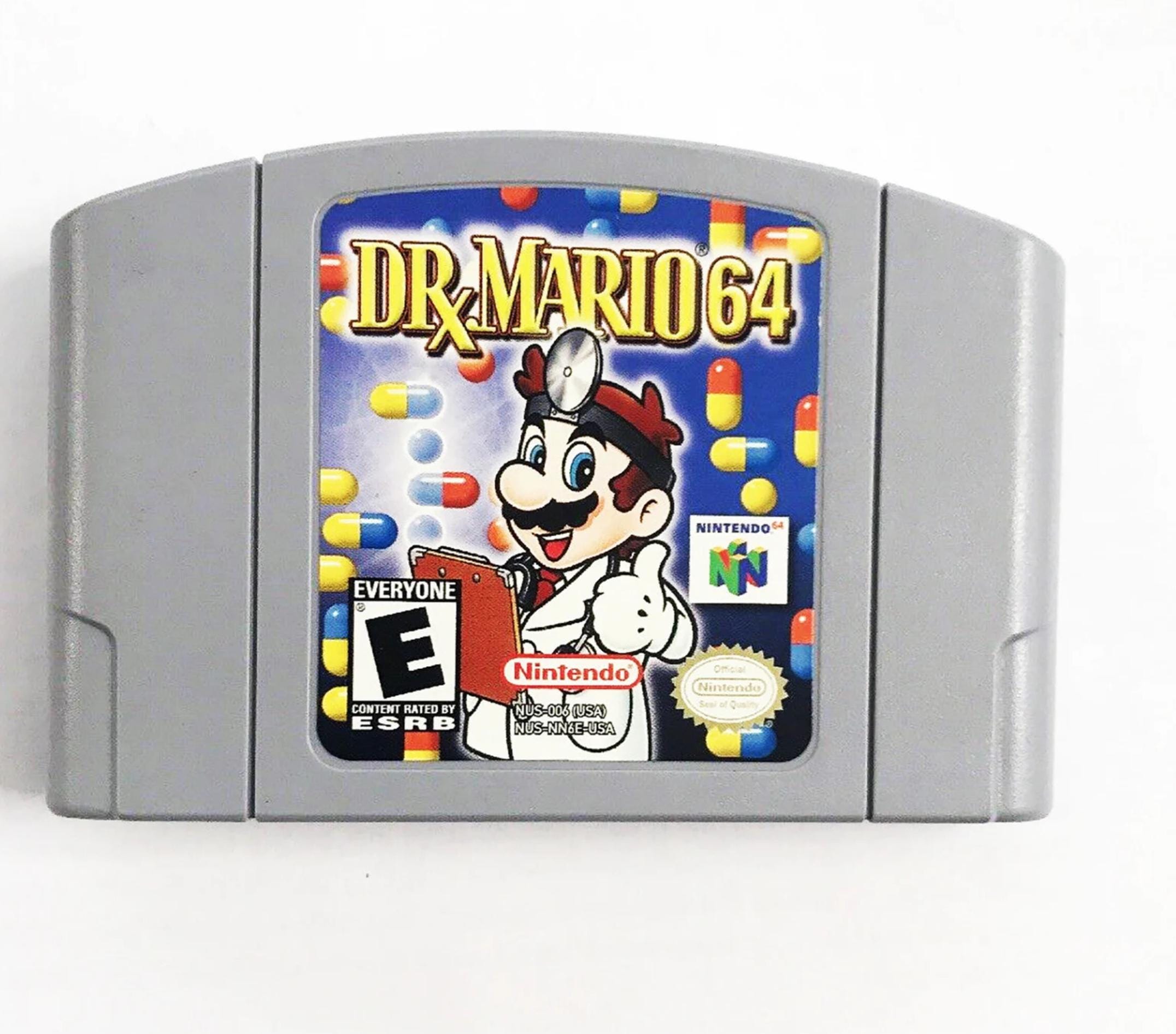 Vintage Dr Mario Nintendo 64 Tested Works Very Clean N64