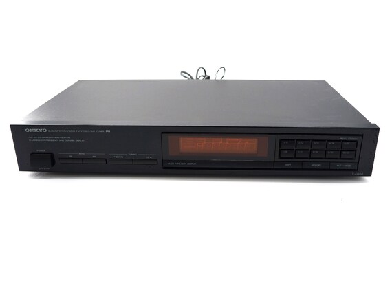 Vintage Onkyo T-4000 Quartz Synthesized AM/FM Stereo Tuner