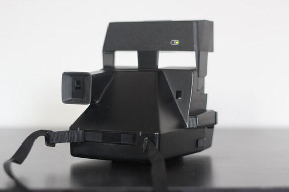 Vintage Polaroid Sun 600 Instant Camera With Strap 1980s Tested