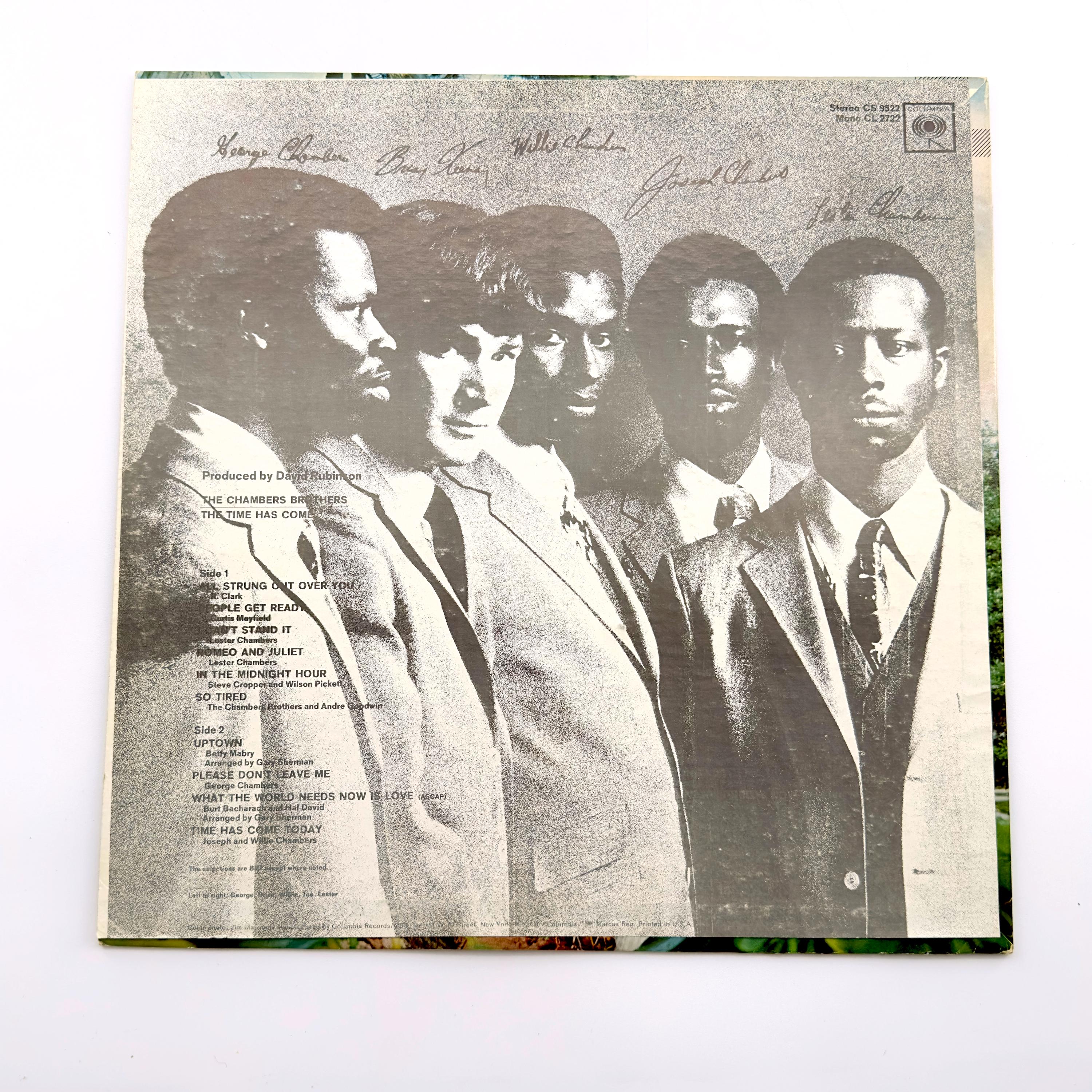 Vintage the Chambers Brothers the Time Has Come Vinyl Record LP