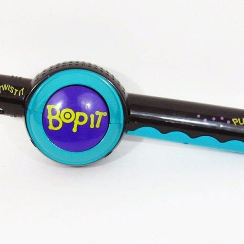 Vintage Original Bop It Push and Pull Game by Hasbro 1990s Toy