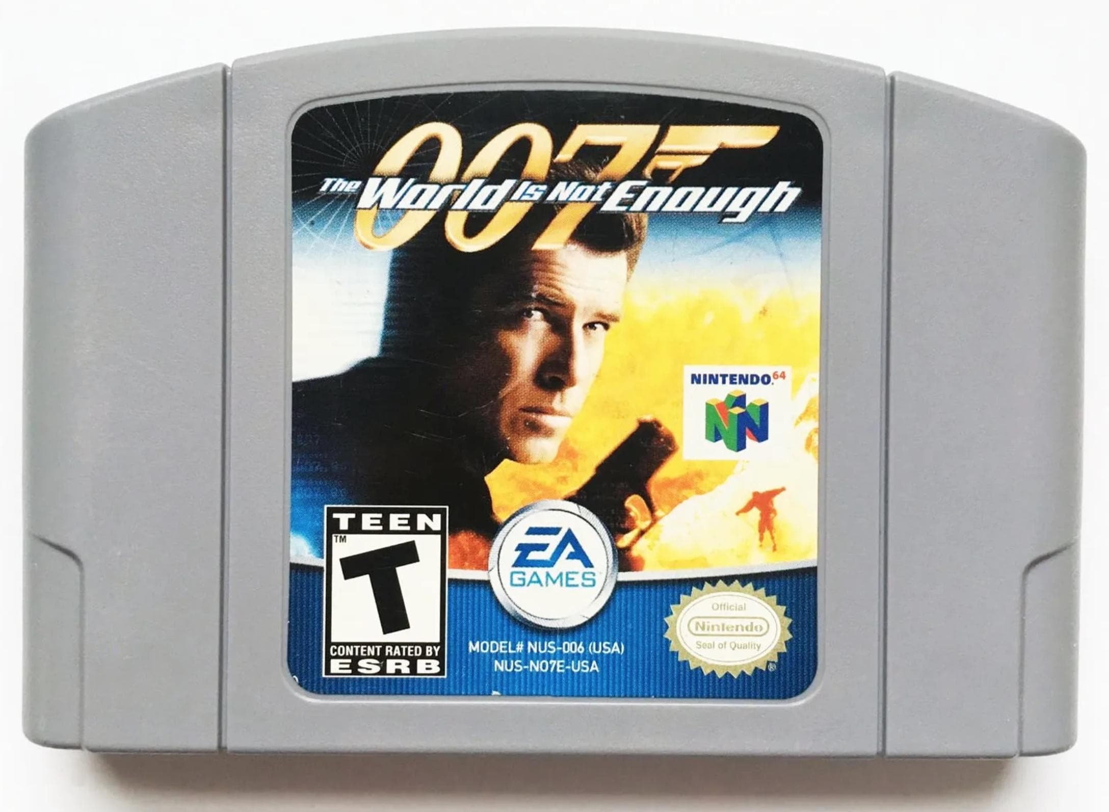 Vintage the World is Not Enough 007 Jame Bond Goldeneye Nintendo