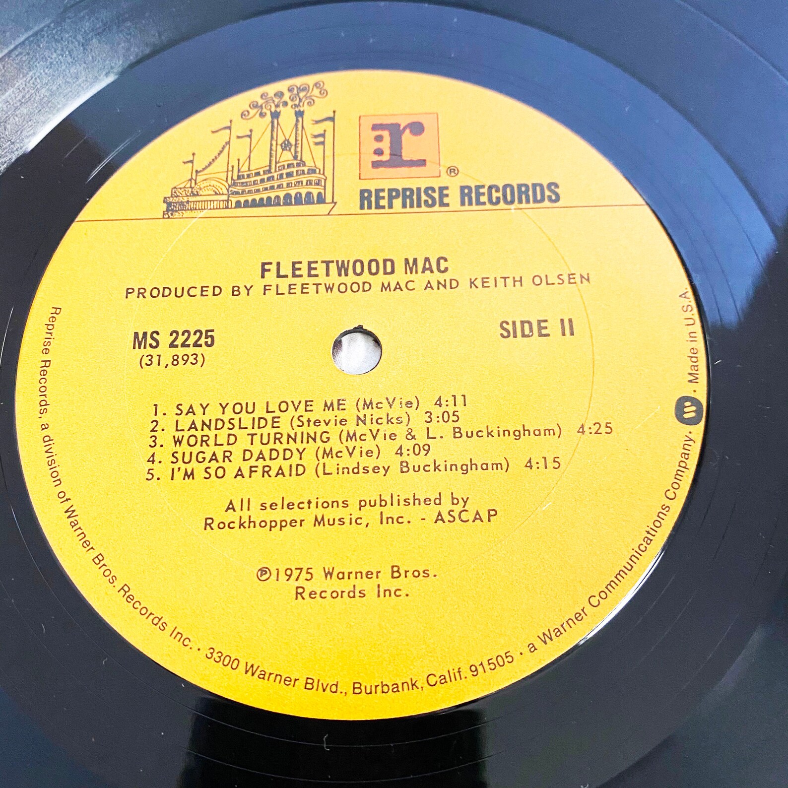 Fleetwood Mac Self Titled Full Album Vintage Original Fleetwood Mac Self Titled LP With Liner 1975 - Etsy