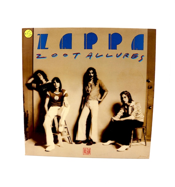 Vintage Frank Zappa Zoot Allures LP Record Vinyl Rock 1976 70s