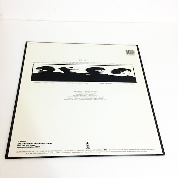 Vintage Original U2 Boy LP With Liner Record Album Vinyl 1980 Bono