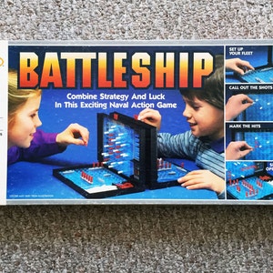 Vintage Battleship Milton Bradley 100% Complete Classic Naval Combat Game 1980s 80s Toys