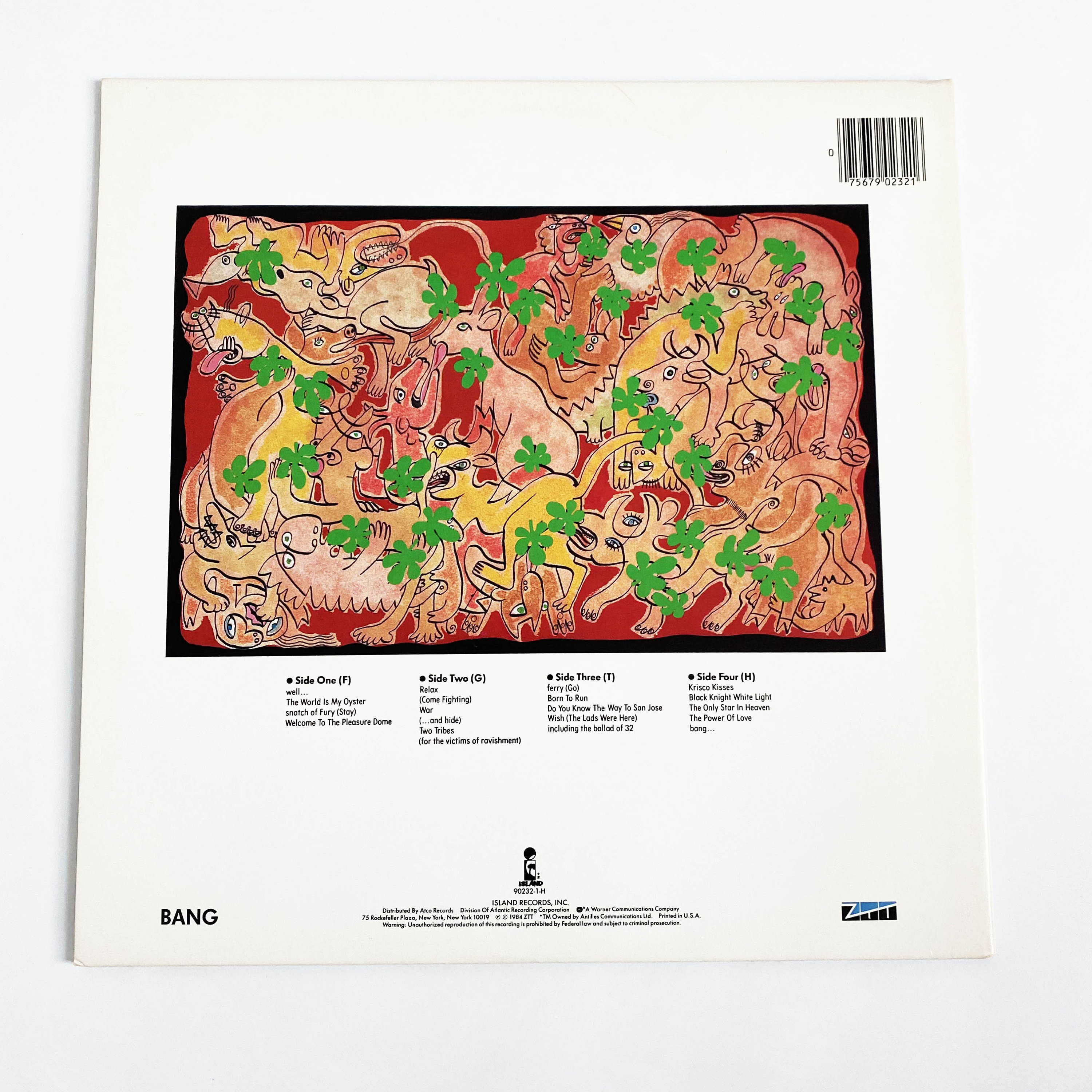 Frankie Goes to Hollywood Vinyl LP, Welcome to the Pleasuredome