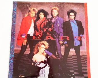 Vintage Heart Self Titled LP Record Vinyl Album 12" Original 1985 Straight On 80s