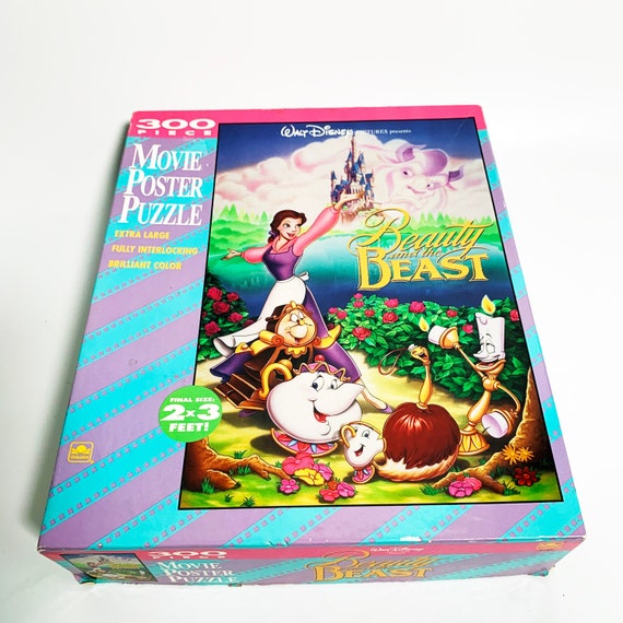 Vintage Disney Beauty and the Beast 2x3 Movie Poster Puzzle 300