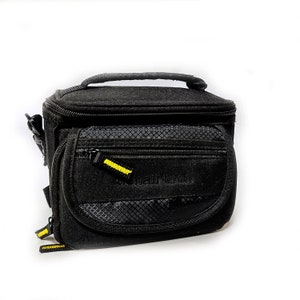 Vintage Denali Padded Camera Case Black Nylon Camera Bag Carrying Case Point and Shoot Photography Photo SLR