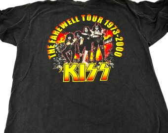 Vintage KISS the Farewell Tour 1973-2000 Authentic 2000s Y2k