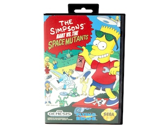 Vintage Bart Vs the Space Mutants Tested Excellent Video Game the