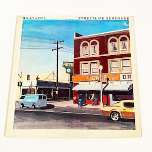 Vintage Billy Joel Streetlife Serenade LP Album Record Vinyl 1974 Original Pressing