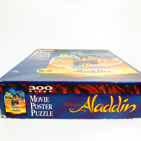 Vintage Disney Aladdin 2x3 Movie Poster Puzzle 300 Piece Puzzle