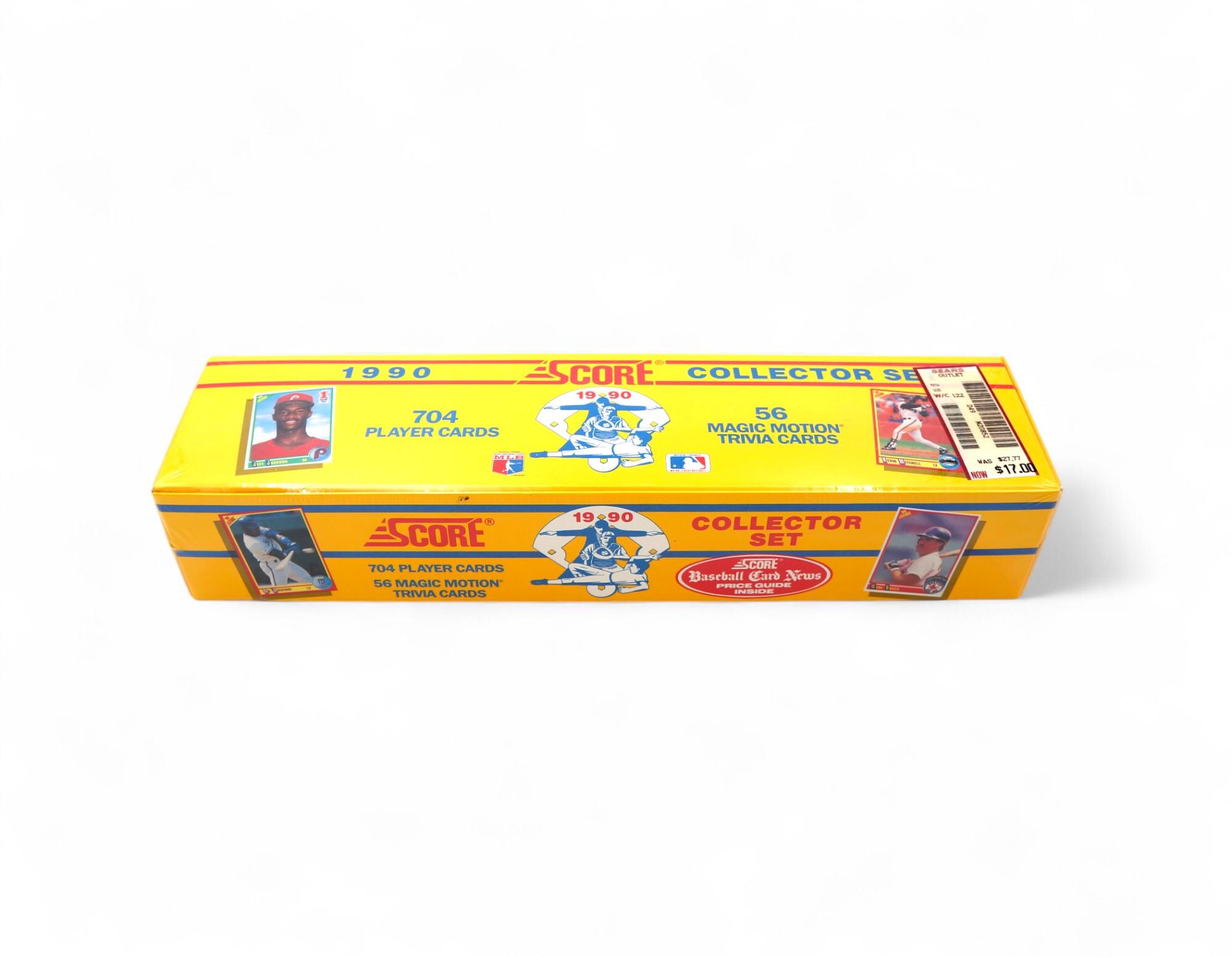 Vintage Sealed 1990 Score Major League Baseball Card Collector Set