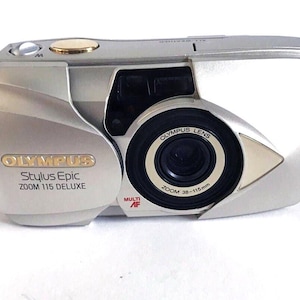 Olympus Stylus Epic 115 DLX 35mm Point & Shoot Film Camera Vintage Mju Tested Compact