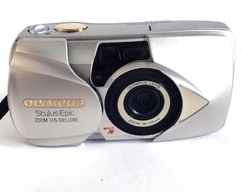 Olympus Stylus Epic DLX Deluxe Camera 35mm F/2.8 Film Camera W