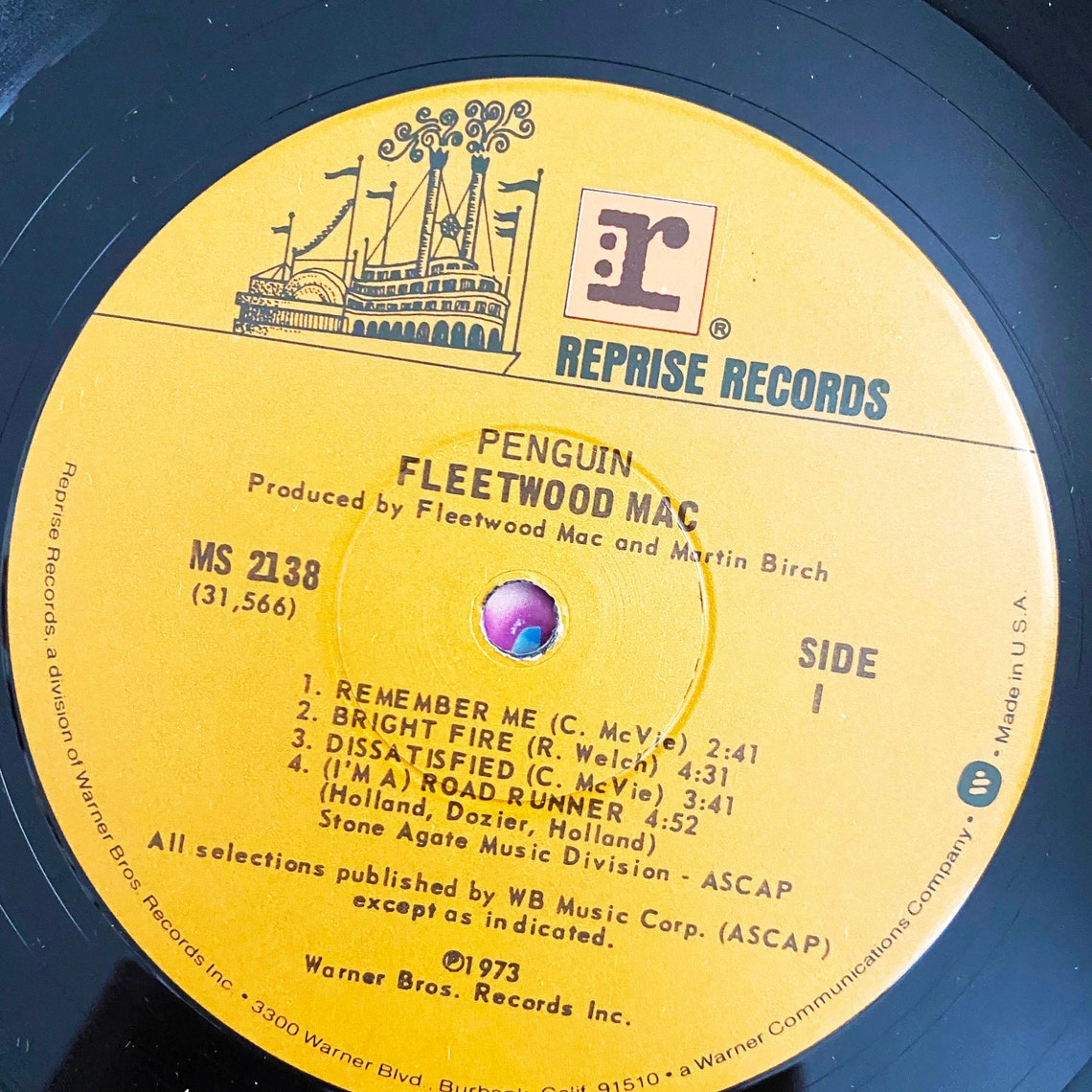 Vintage Fleetwood Mac Penguin LP 1973 Record Album Vinyl Etsy UK