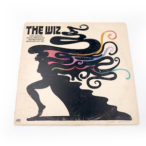 Vintage Original 1975 The Wiz Broadway Cast Recording Vinyl Record 70&#39;s 1970s Musical