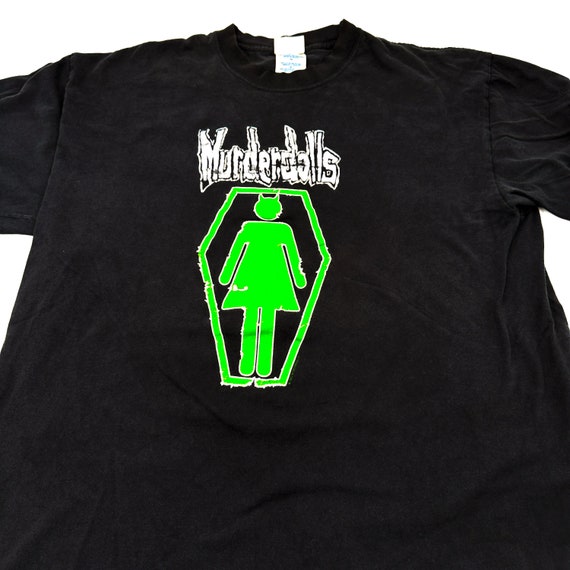 トップス 2002 vintage band tee murder dolls Vintage Murder Dolls Shirt Mens XL Black 2004 Band Tee Y2K