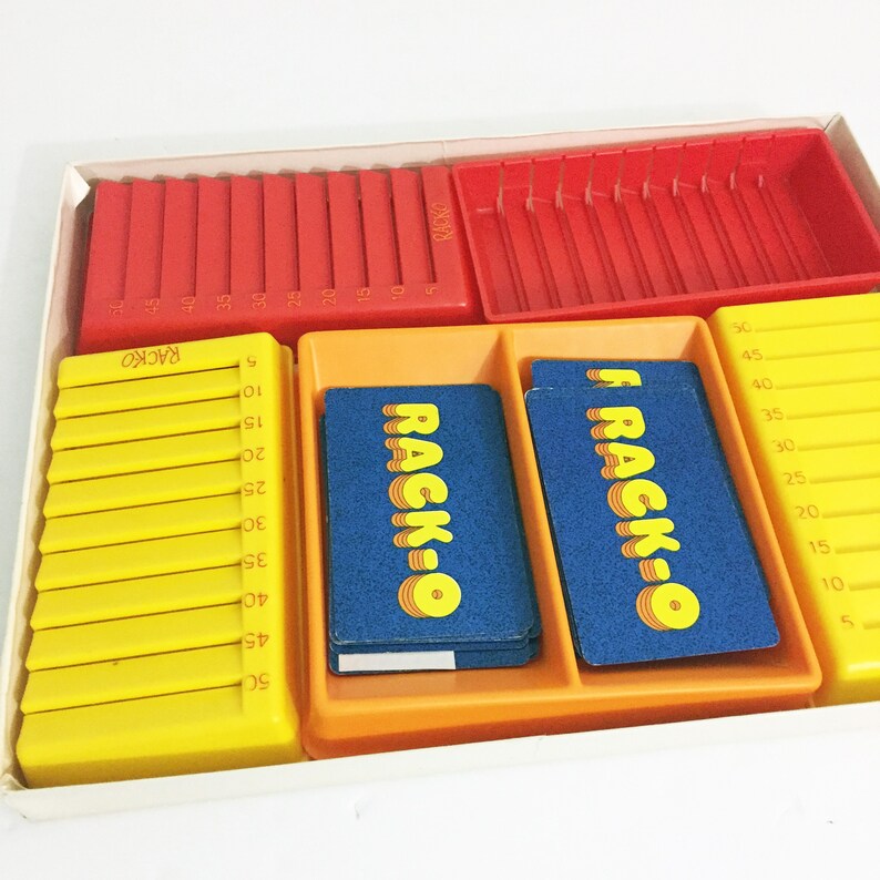 Vintage Racko Card Game Board Game by Parker Brothers Etsy