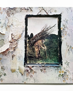 Vintage Led Zeppelin IV LP Record Album Vinyl No Barcode 1971 70s