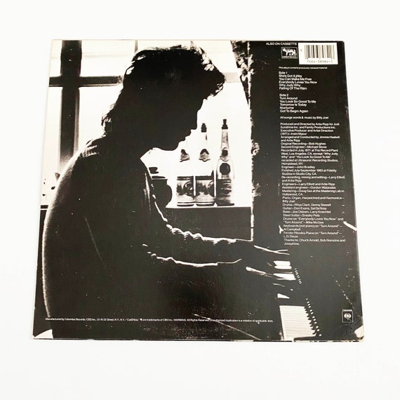 Vintage Billy Joel Cold Spring Harbor LP Album Record Vinyl