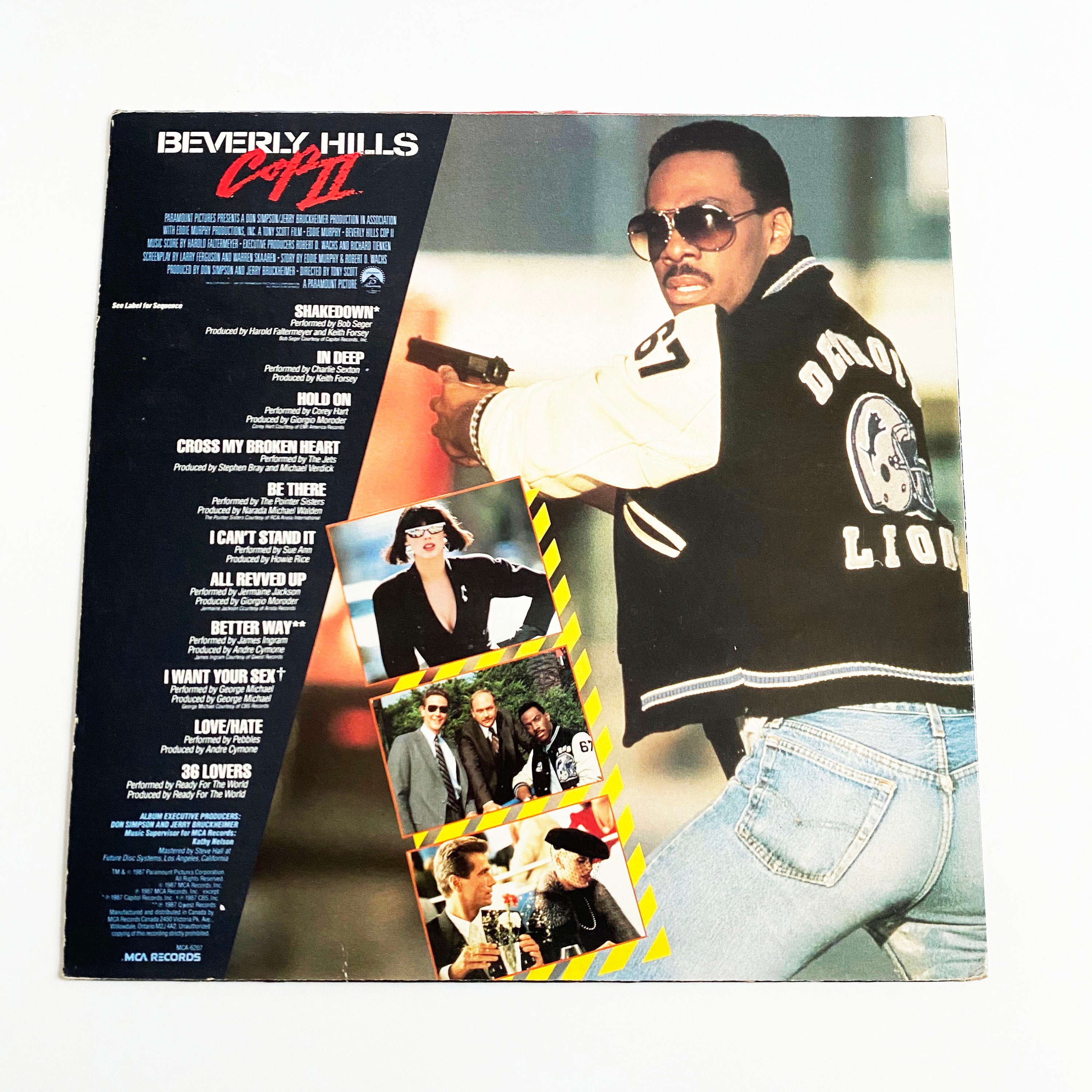 Vintage LP Beverly Hills Cop II 2 Soundtrack Record Vinyl Movie