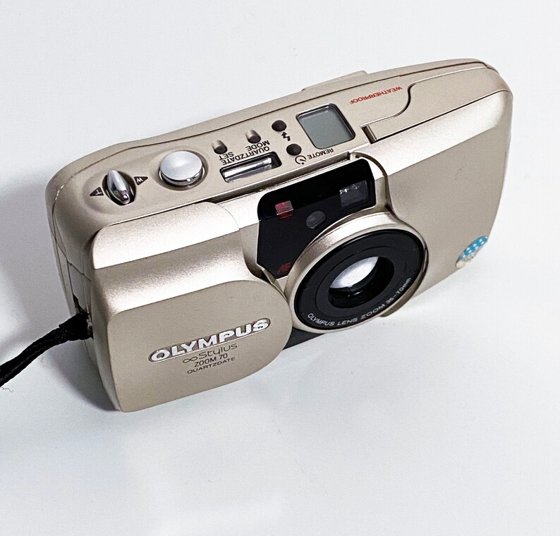 Vintage Olympus Stylus 70 Zoom 35mm Point Shoot Film Camera Etsy