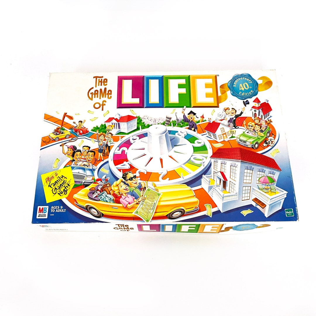 Vintage 1999 the Game of Life 40th Anniversary Board 100% Complete