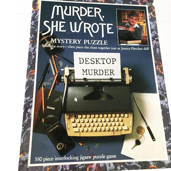 Murder She Wrote Etsy
