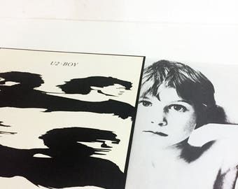 Vintage Original U2 Boy LP With Liner Record Album Vinyl 1980 Bono