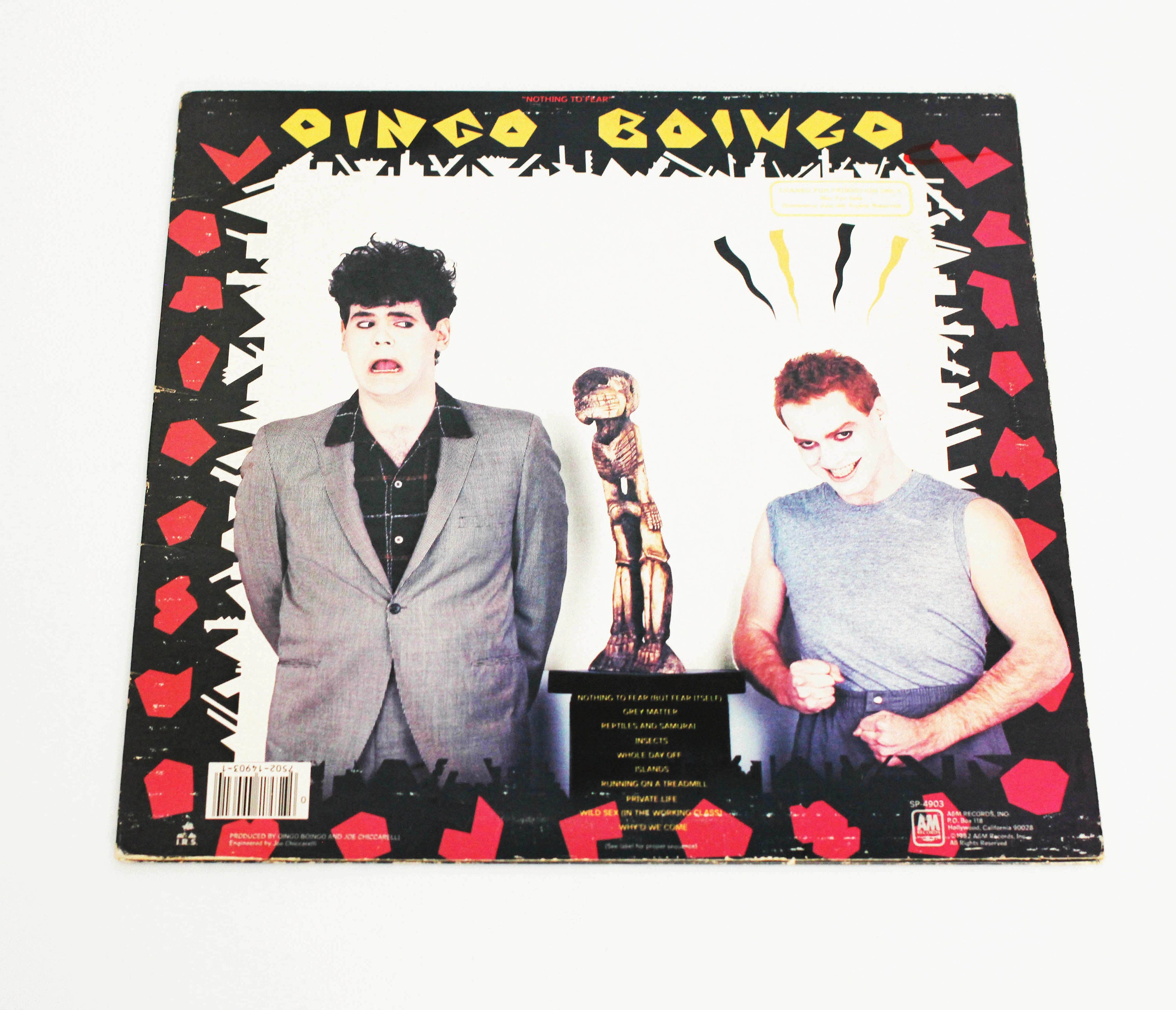 Vintage Oingo Boingo Nothing to Fear LP Record Vinyl 12