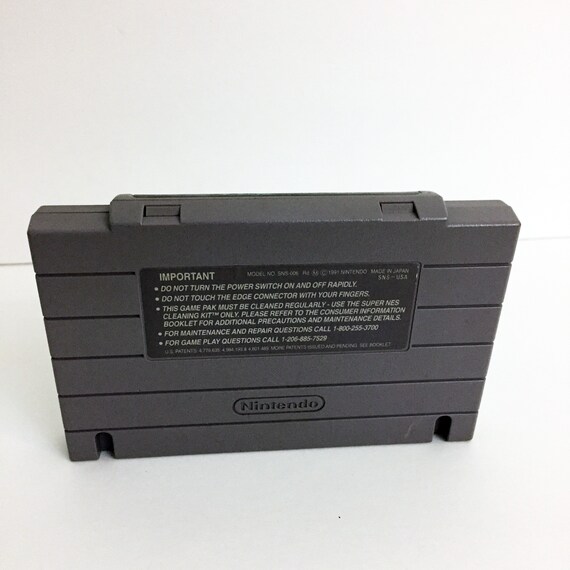 Vintage F-zero Super Nintendo Video Game Tested Excellent