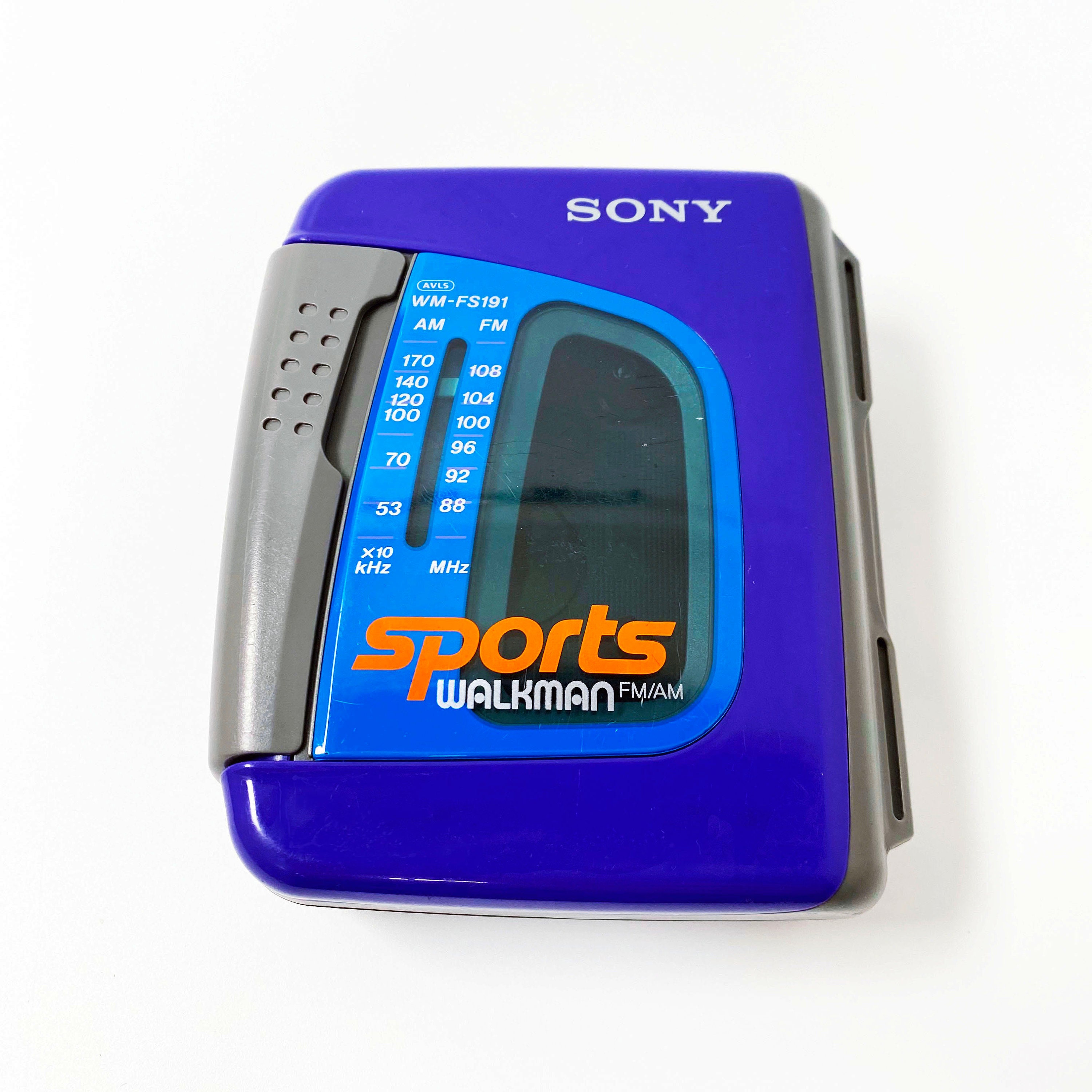 Vintage Sony Walkman Sports WM-FS191 Cassette AM/FM Tested Works