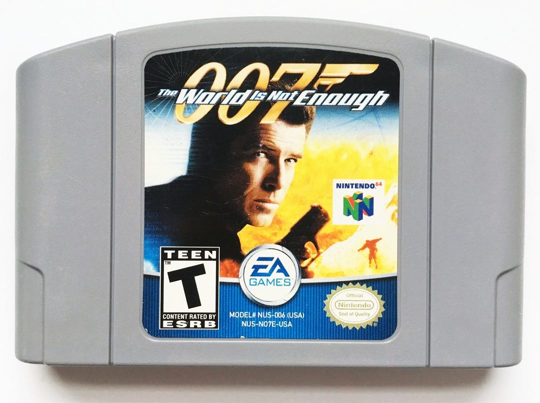 GOLDENEYE 007 ~ WORLD IS NOT ENOUGH ~ Nintendo 64 ~ N64 ~ Used Games ~  Excellent