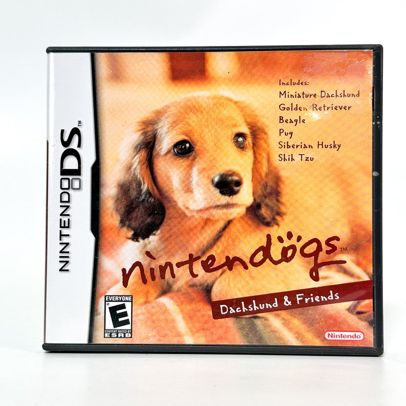Vintage Nintendo DS Nintendogs Dachshund & Friends Dog Video Game ...