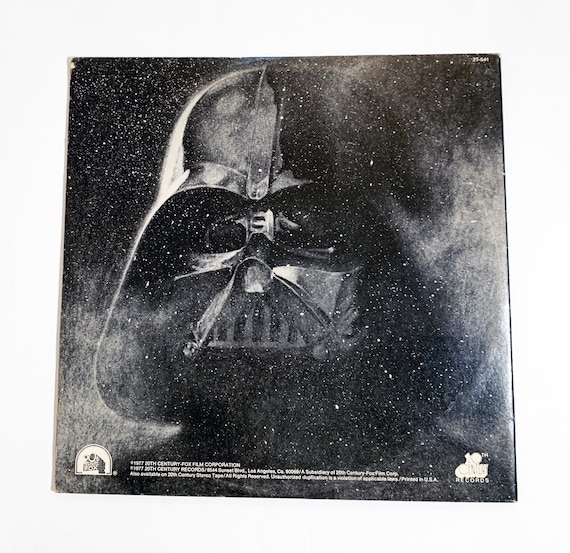 Vintage Original Star Wars Motion Picture Soundtrack Double